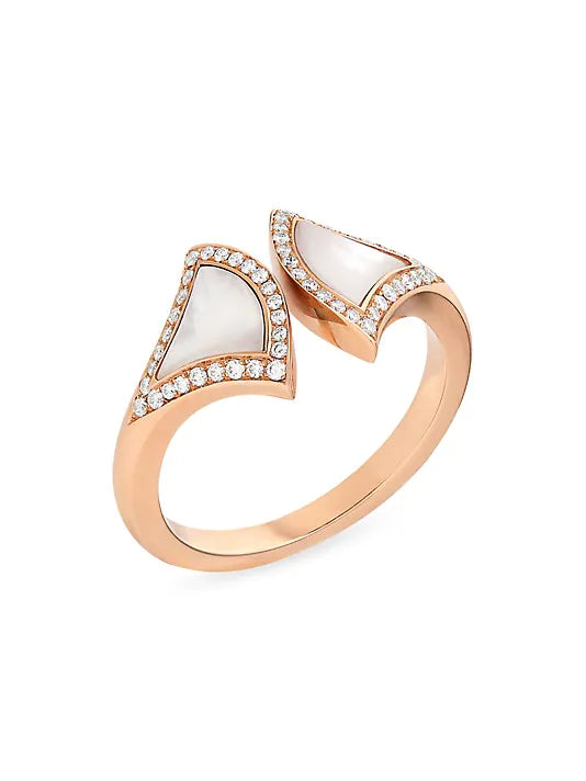 [Vintora]DREAM MOP DIAMOND OPEN RING