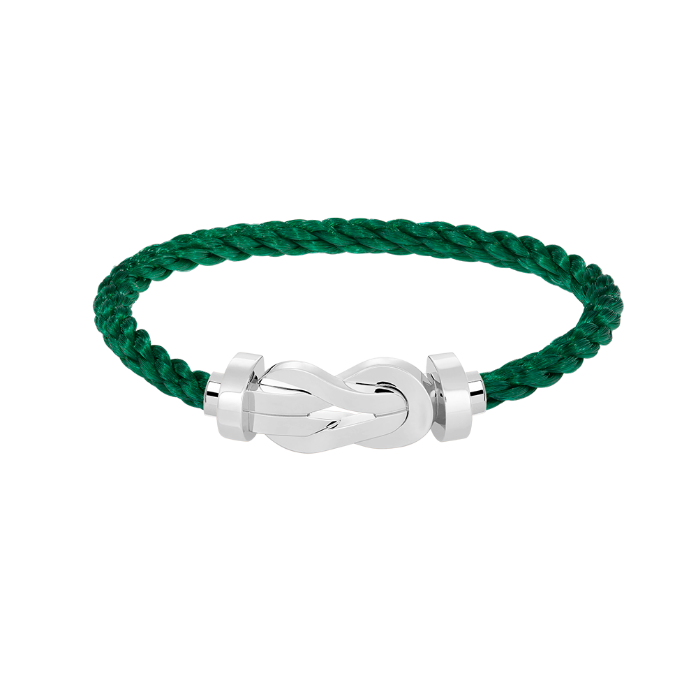 [Vintora]CHANCE LARGE 8 FIGURE BUCKLE NO DIAMOND BRACELET SILVER