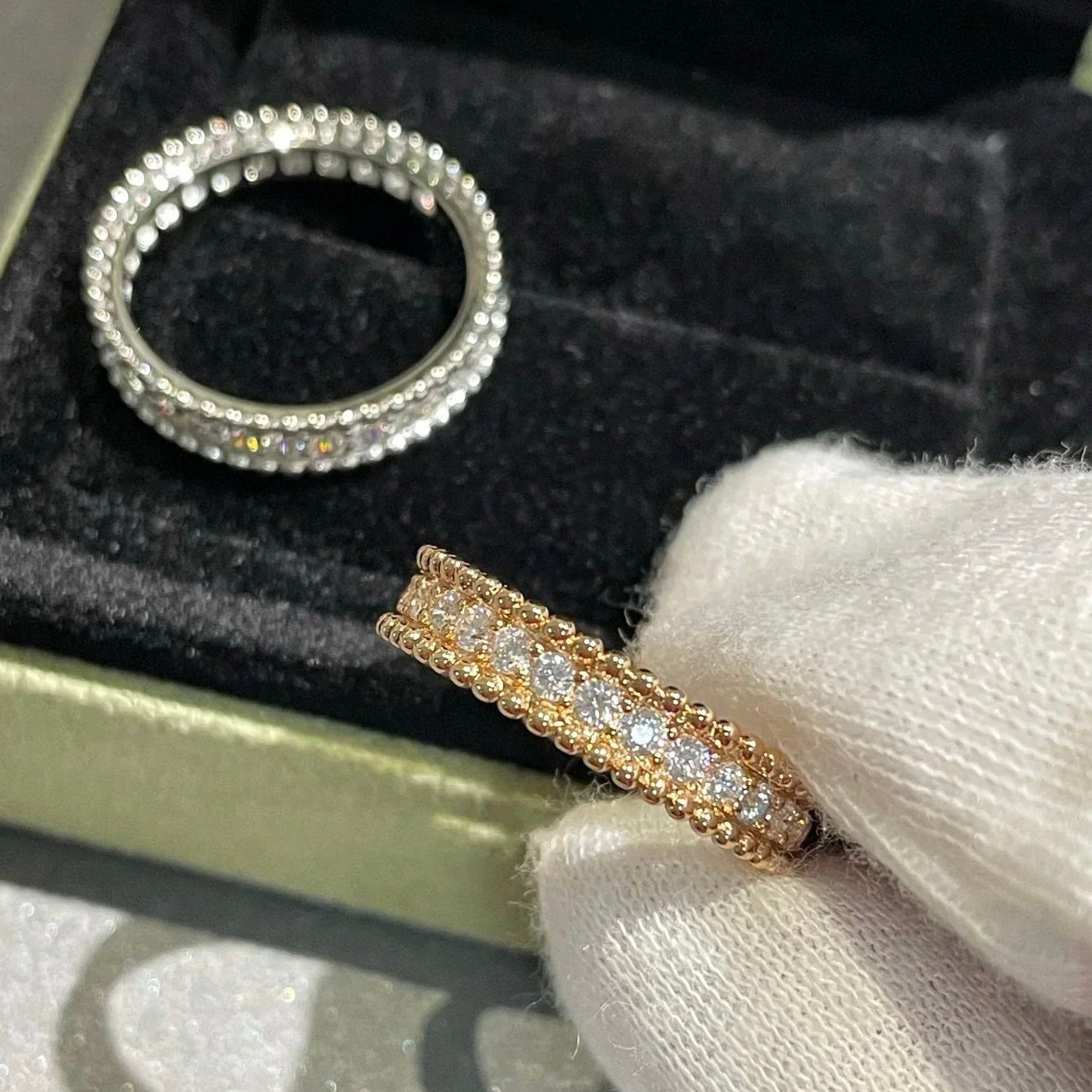 [Vintora]PERLEE DIAMOND ROSE GOLD RING