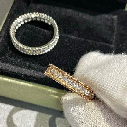 [Vintora]PERLEE DIAMOND ROSE GOLD RING