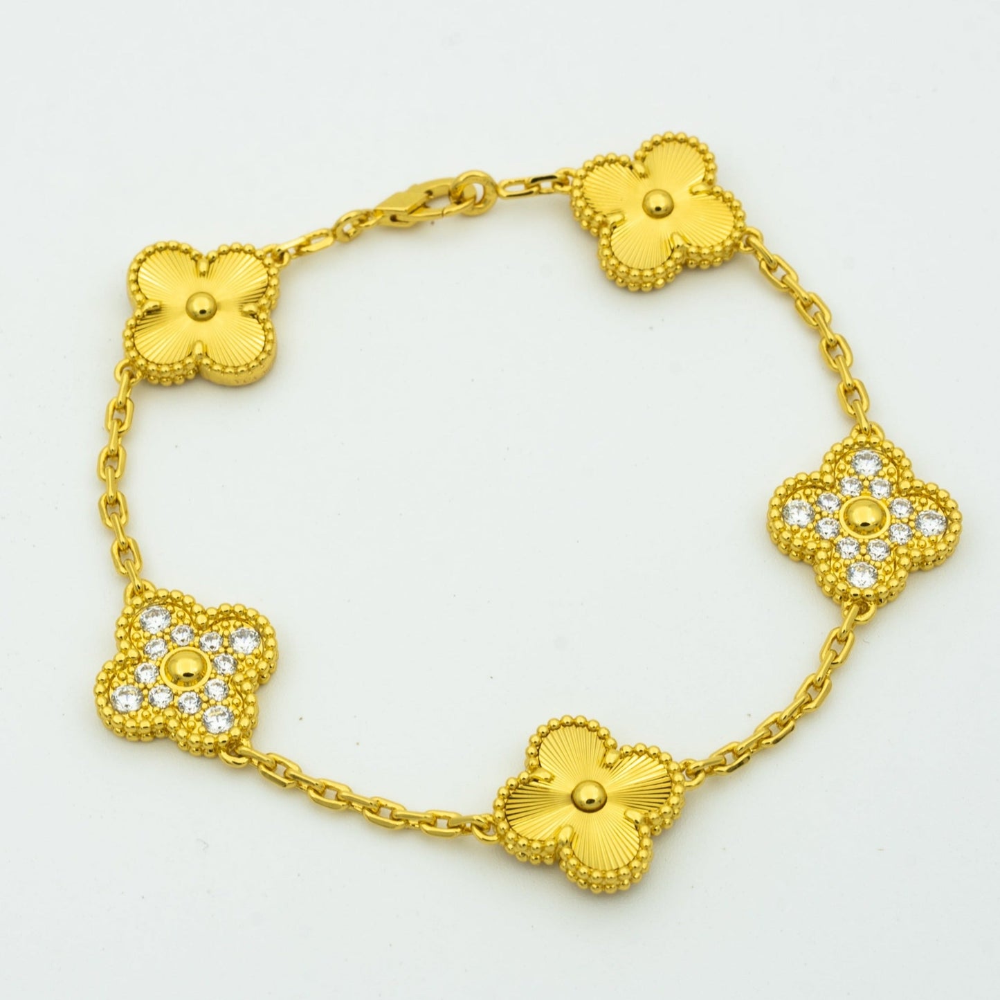 [?Vintora] CLOVER 5 MOTIF LASER BRACELET COLLECTION