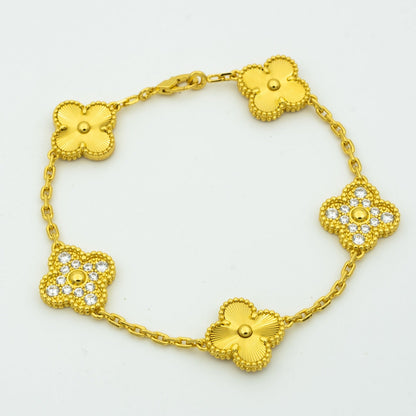 [?Vintora] CLOVER 5 MOTIF LASER BRACELET COLLECTION