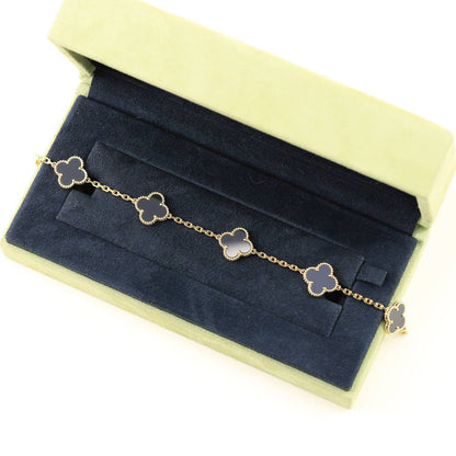 [?Vintora] CLOVER 5 MOTIF ONYXS BRACELET COLLECTION