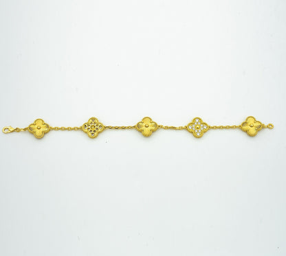 [?Vintora] CLOVER 5 MOTIF LASER BRACELET COLLECTION