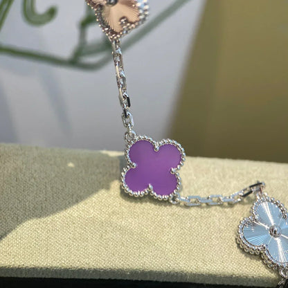 [?Vintora] CLOVER 5 MOTIF VIOLET BRACELET COLLECTION