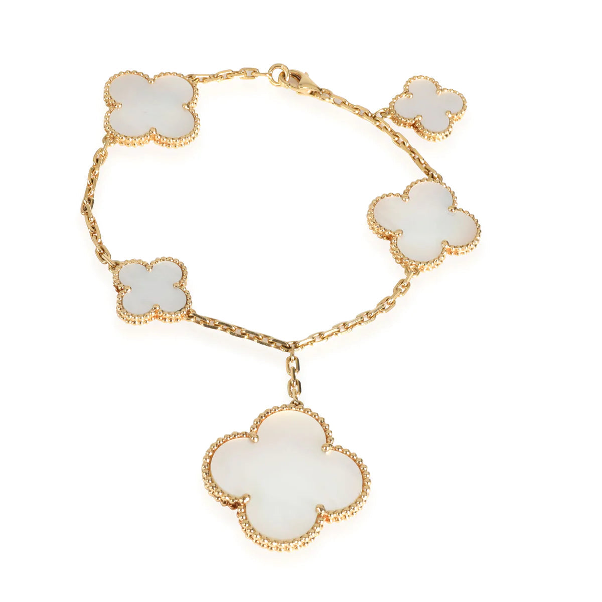 [Vintora]BRACELET CLOVER MAGIC BALAI OR 5 MOTIFS