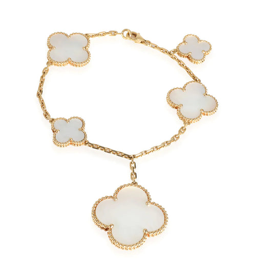 [Vintora]MAGIC CLOVER MOP GOLD BRACELET 5 MOTIFS