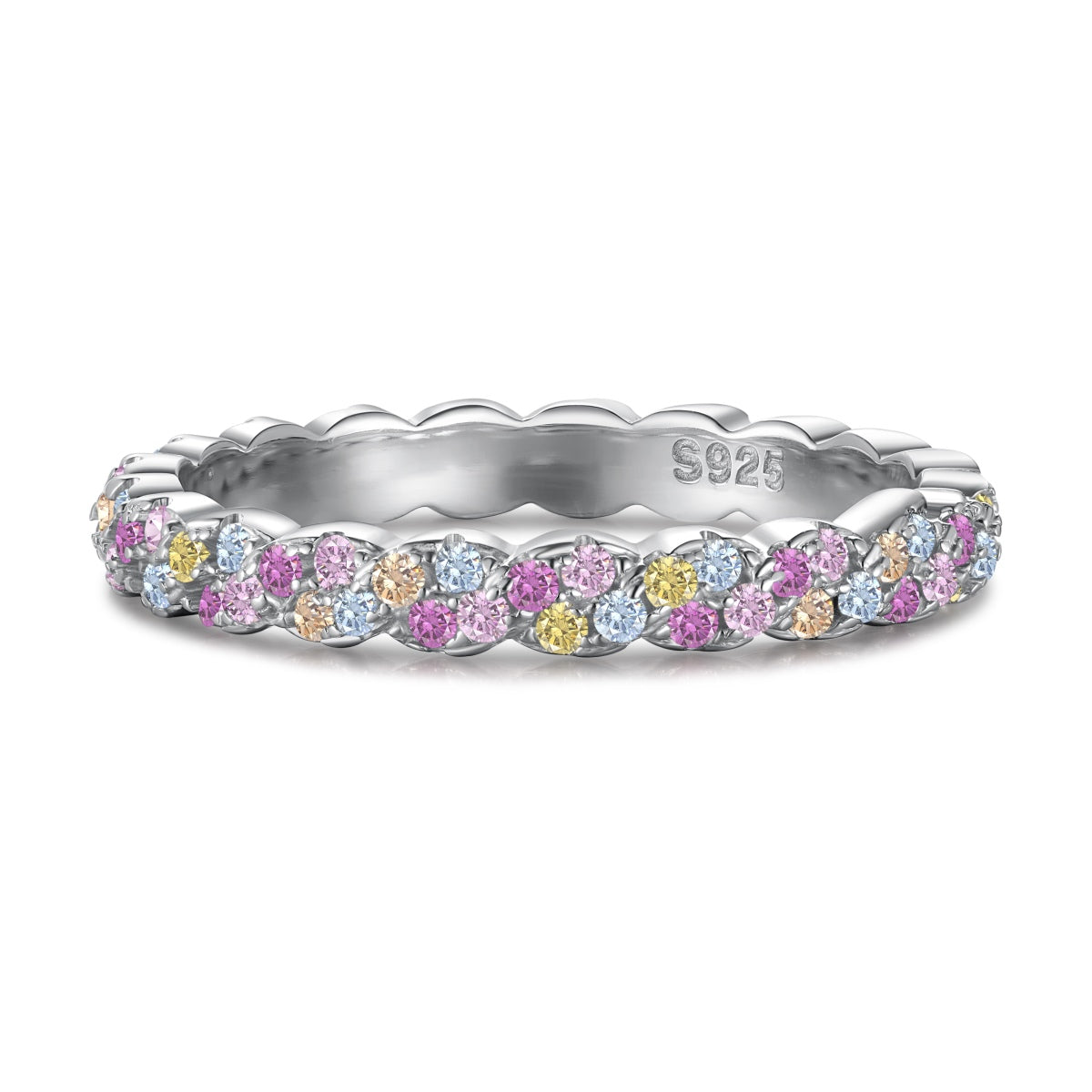 [Vintora Jewelry]Dainty Ebullient Round Cut Daily Ring