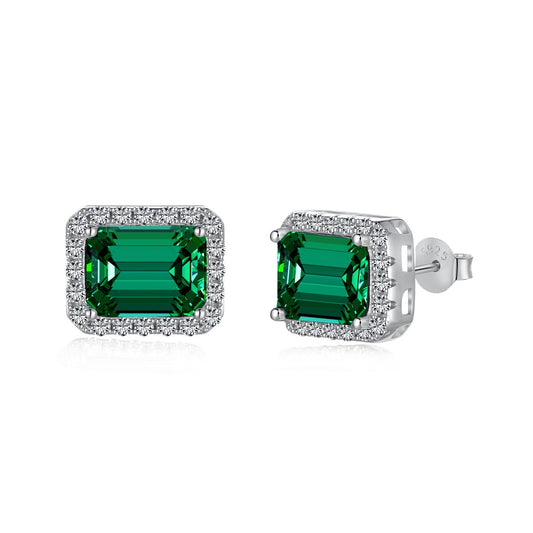 [Vintora Jewelry]Luxurious Dainty Emerald Cut Banquet Earrings