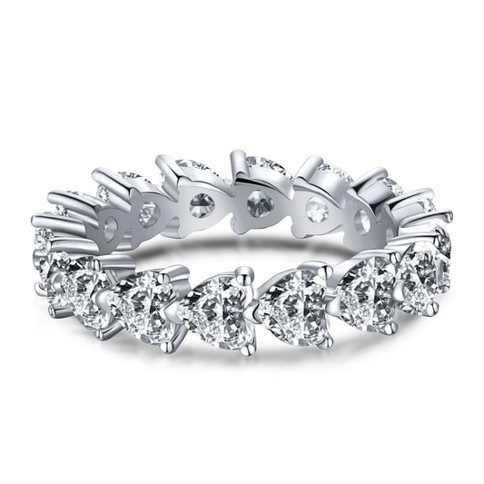 [Vintora Jewelry]0.25 Carat Radiant Romance Heart Cut Lover Ring