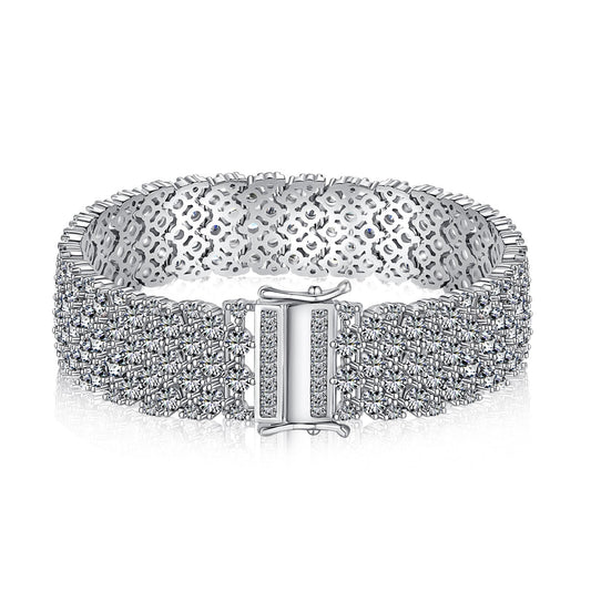 [Vintora Jewelry]Ornate Elegant Round Cut Party Bracelet