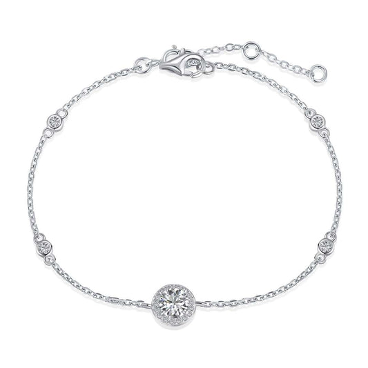 [Vintora Jewelry]Dazzling Round Cut Shape Bracelet