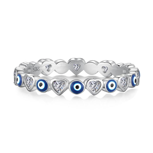 [Vintora Jewelry]Radiant Colorful Round Shape Daily Ring