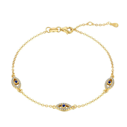 [Vintora Jewelry]Evil Eye Shape Pendent Necklace