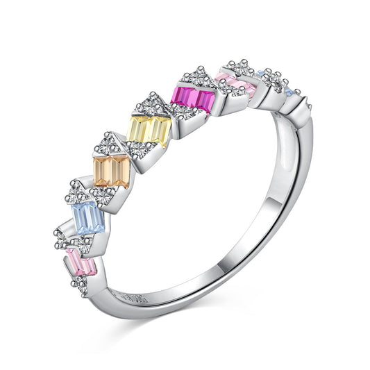 [Vintora Jewelry]Delicate Vibrant Emerald Cut Daily Ring