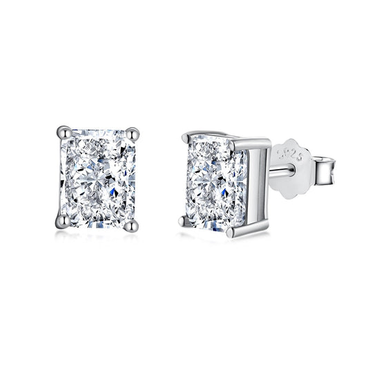 [Vintora Jewelry]Radiant Luxurious Princess Cut Daily Earrings