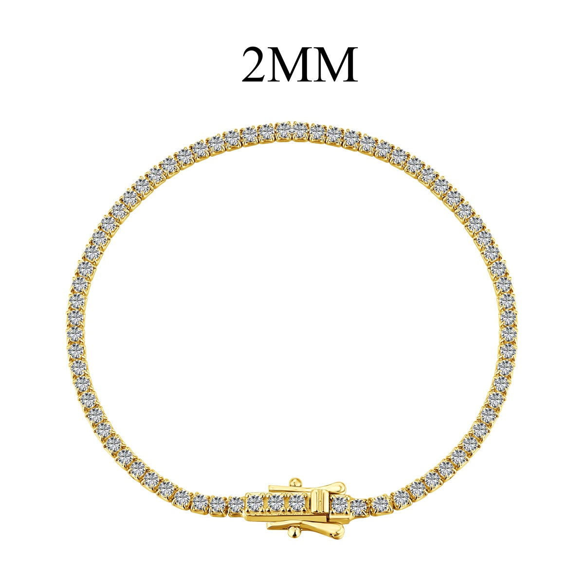 [Vintora Jewelry]Radiant Colorful Round Cut Party Bracelet