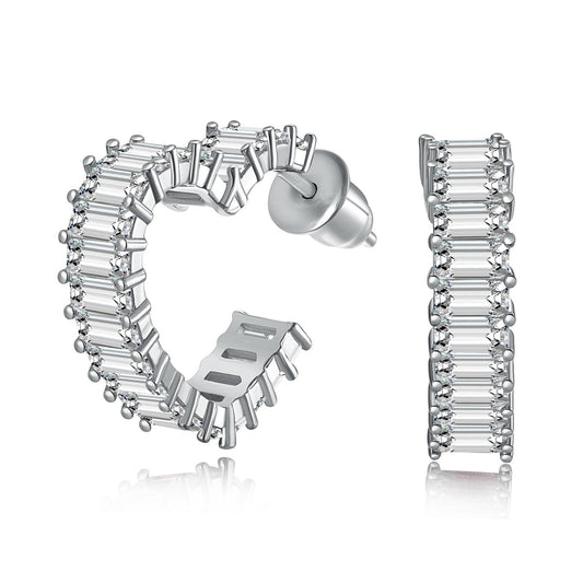 [Vintora Jewelry]Radiant Heart Cutout Earrings