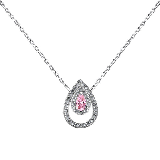 [Vintora Jewelry]Sparkling Pear Cut Necklace