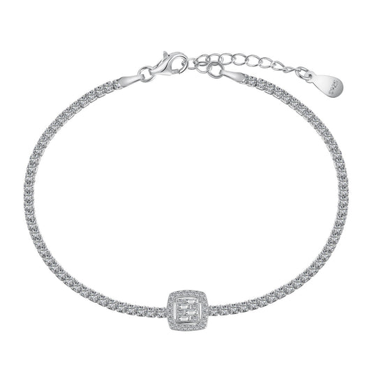 [Vintora Jewelry]Luxurious Dazzling Square Shape Banquet Bracelet