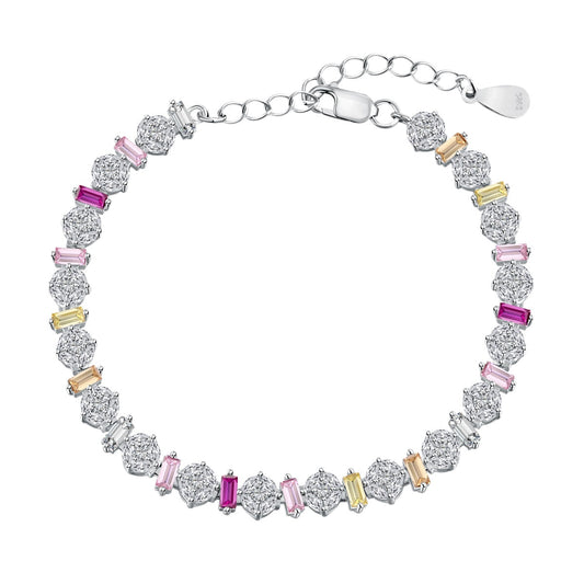 [Vintora Jewelry]Radiant Colorful Round Shape Daily Bracelet