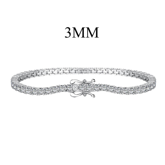 [Vintora Jewelry]Dainty Charming Round Cut Tennis Bracelet