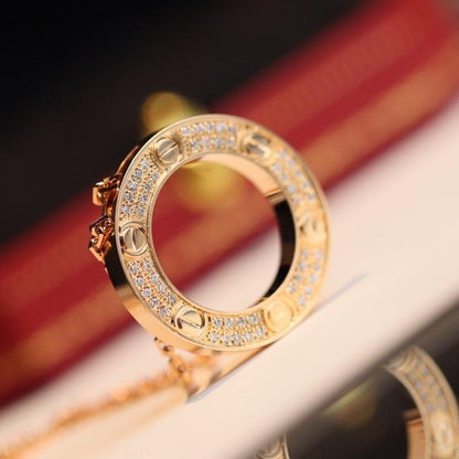 [Vintora]LOVE NECKLACE ADJUSTABLE ROSE GOLD