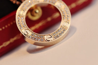 [Vintora]LOVE NECKLACE ADJUSTABLE ROSE GOLD