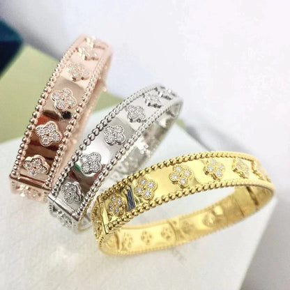 [Vintora]BRACELET CLOVER DIAMANTS 8MM