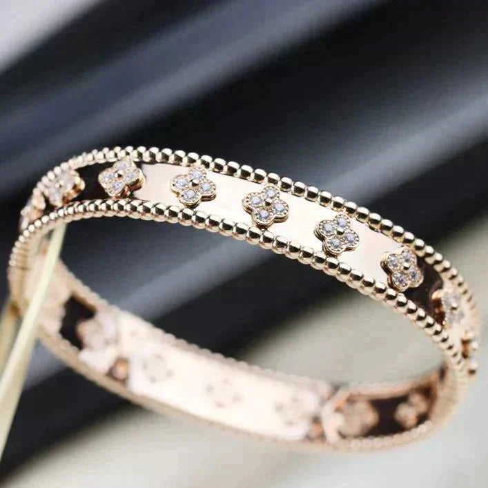 [Vintora]BRACELET CLOVER DIAMANTS 8MM