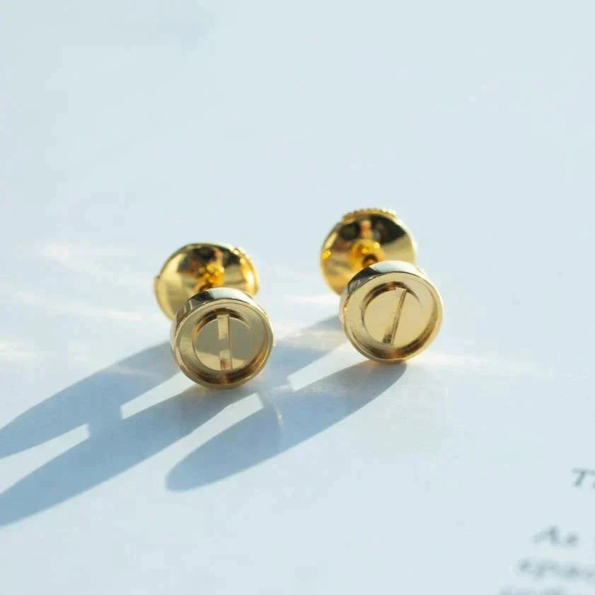 [Vintora]LOVE EARRINGS GOLD 10MM