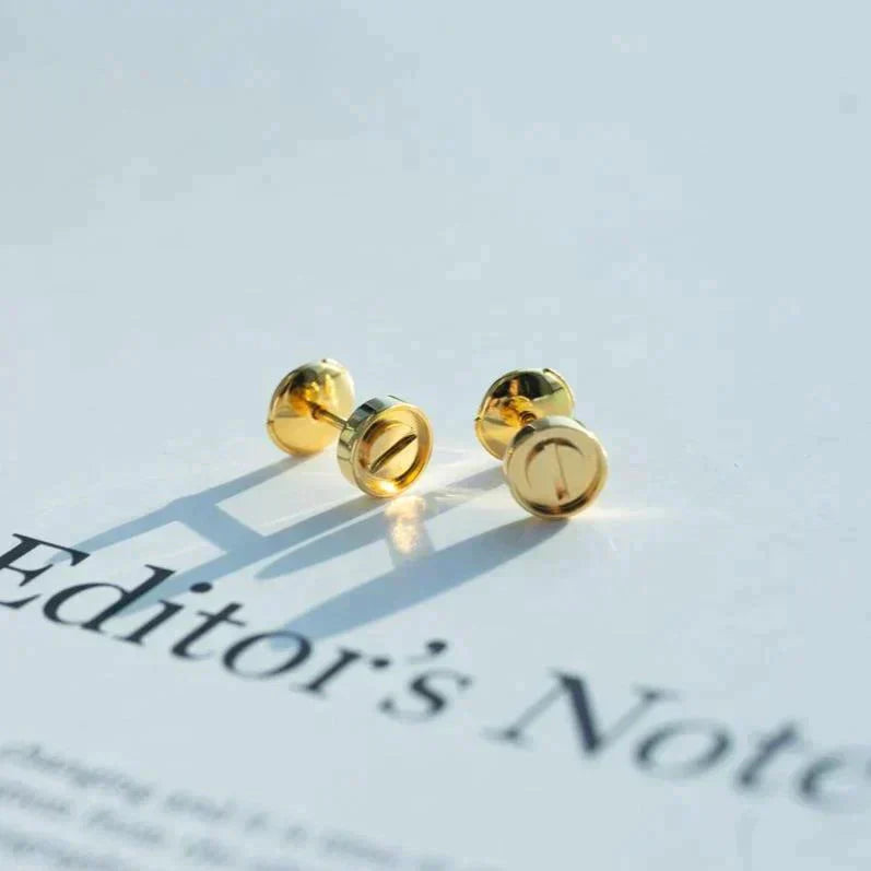 [Vintora]LOVE EARRINGS GOLD 10MM
