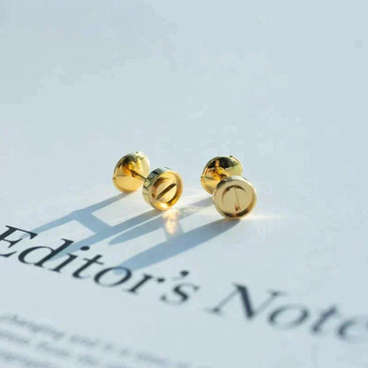 [Vintora]LOVE EARRINGS GOLD 10MM