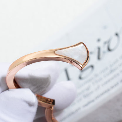 [Vintora]DREAM BRACELET OPEN PINK GOLD MOP