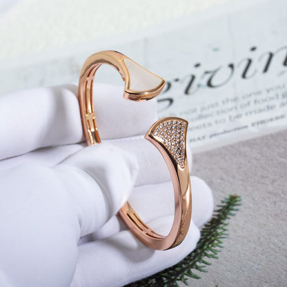[Vintora]DREAM BRACELET OPEN PINK GOLD MOP DIAMOND