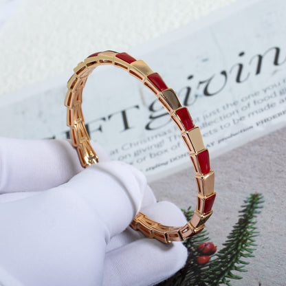 [Vintora]SERPENTI BRACELET PINK GOLD RUBELLITE