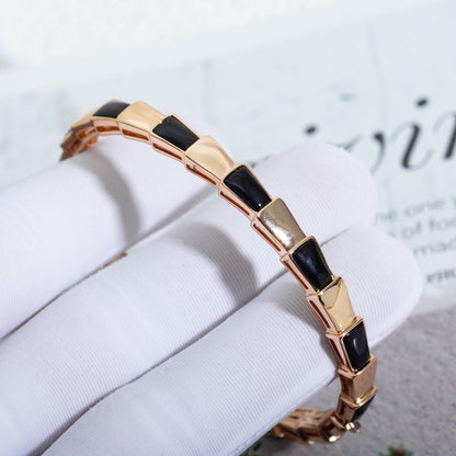 [Vintora]SERPENTI BRACELET PINK GOLD ONYX