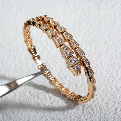 [Vintora]SERPENTI BRACELET 6.8MM PINK GOLD DIAMOND
