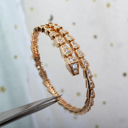 [Vintora]SERPENTI BRACELET 6.8MM PINK GOLD DIAMOND
