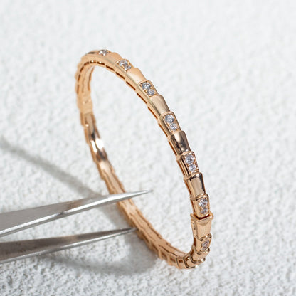 [Vintora]SERPENTI BRACELET PINK GOLD DIAMOND