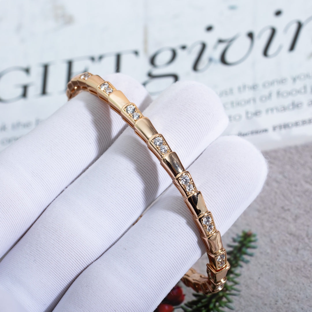 [Vintora]SERPENTI SMALL BRACELET PINK GOLD DIAMOND