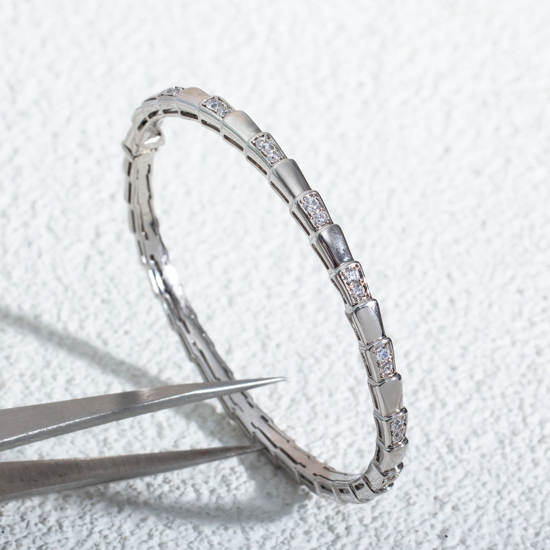 [Vintora]SERPENTI BRACELET SILVER DIAMOND