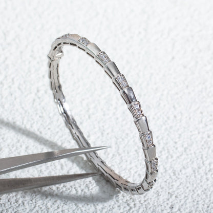 [Vintora]SERPENTI BRACELET SILVER DIAMOND