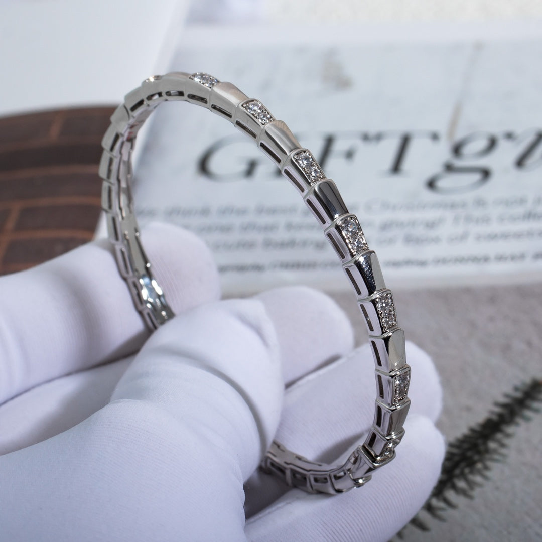 [Vintora]SERPENTI BRACELET SILVER DIAMOND