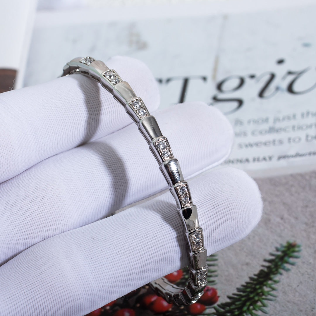 [Vintora]SERPENTI BRACELET SILVER DIAMOND