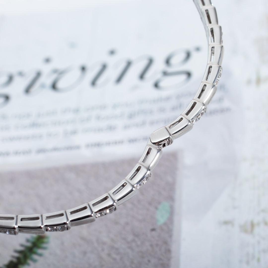 [Vintora]SERPENTI BRACELET SILVER DIAMOND