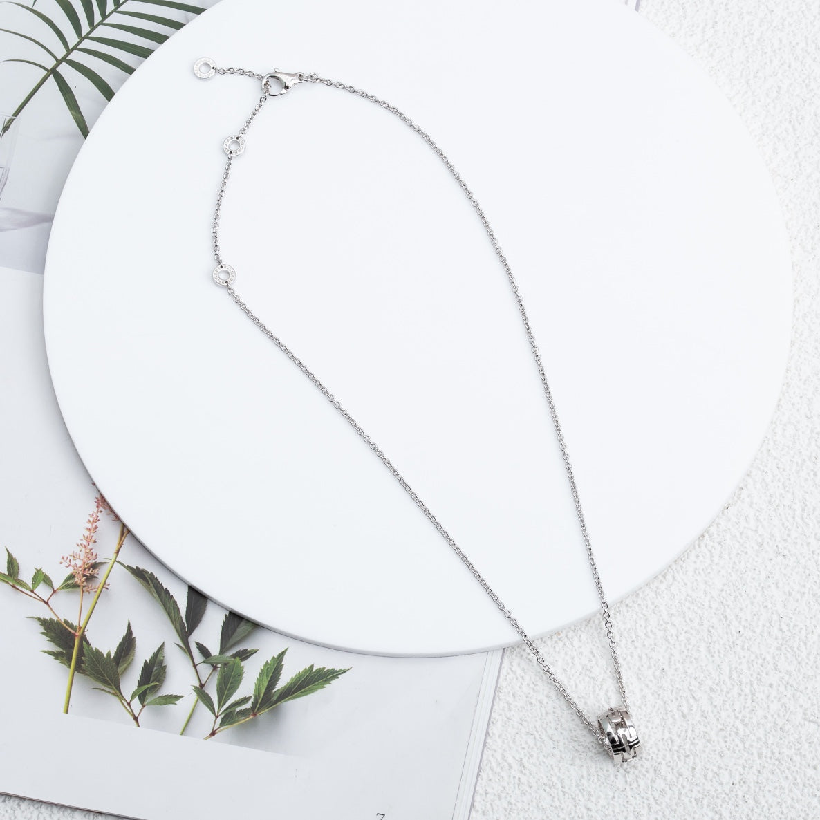 [Vintora]PARENTESI NECKLACE SILVER
