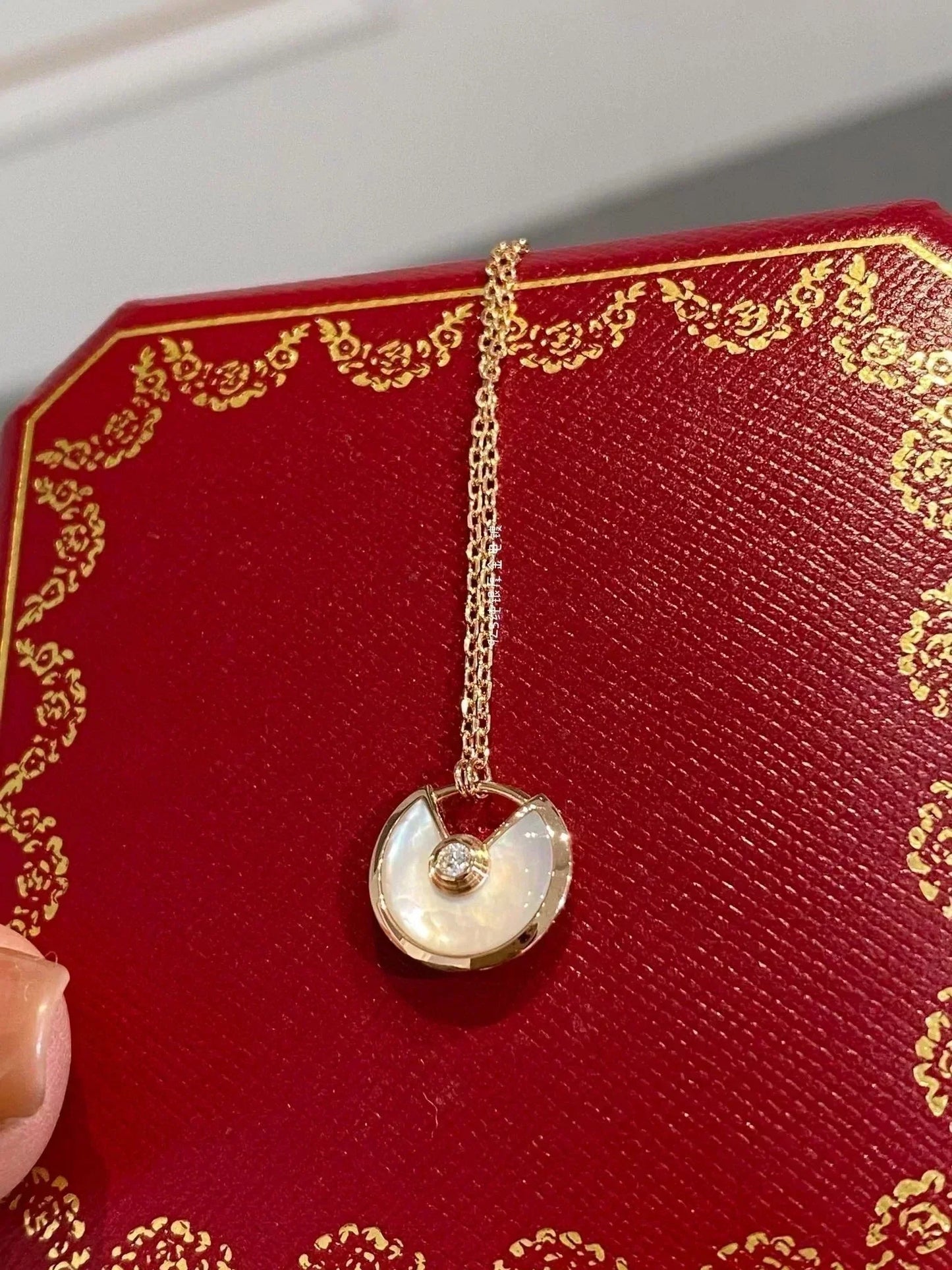 [Vintora]AMULETTE ROSE GOLD MOP NECKLACE