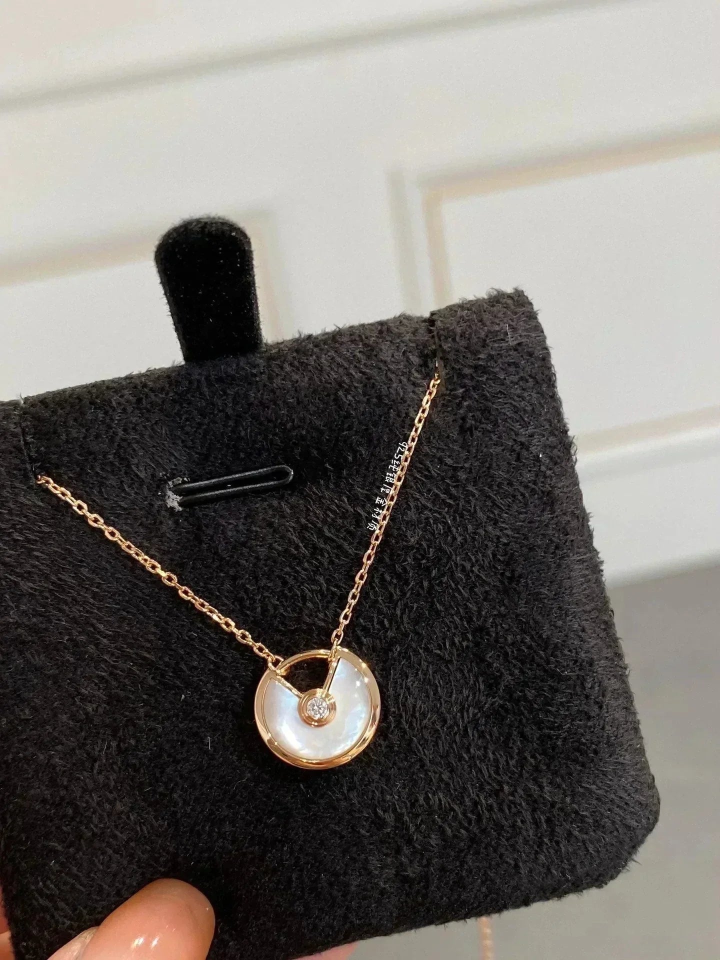 [Vintora]AMULETTE ROSE GOLD MOP NECKLACE