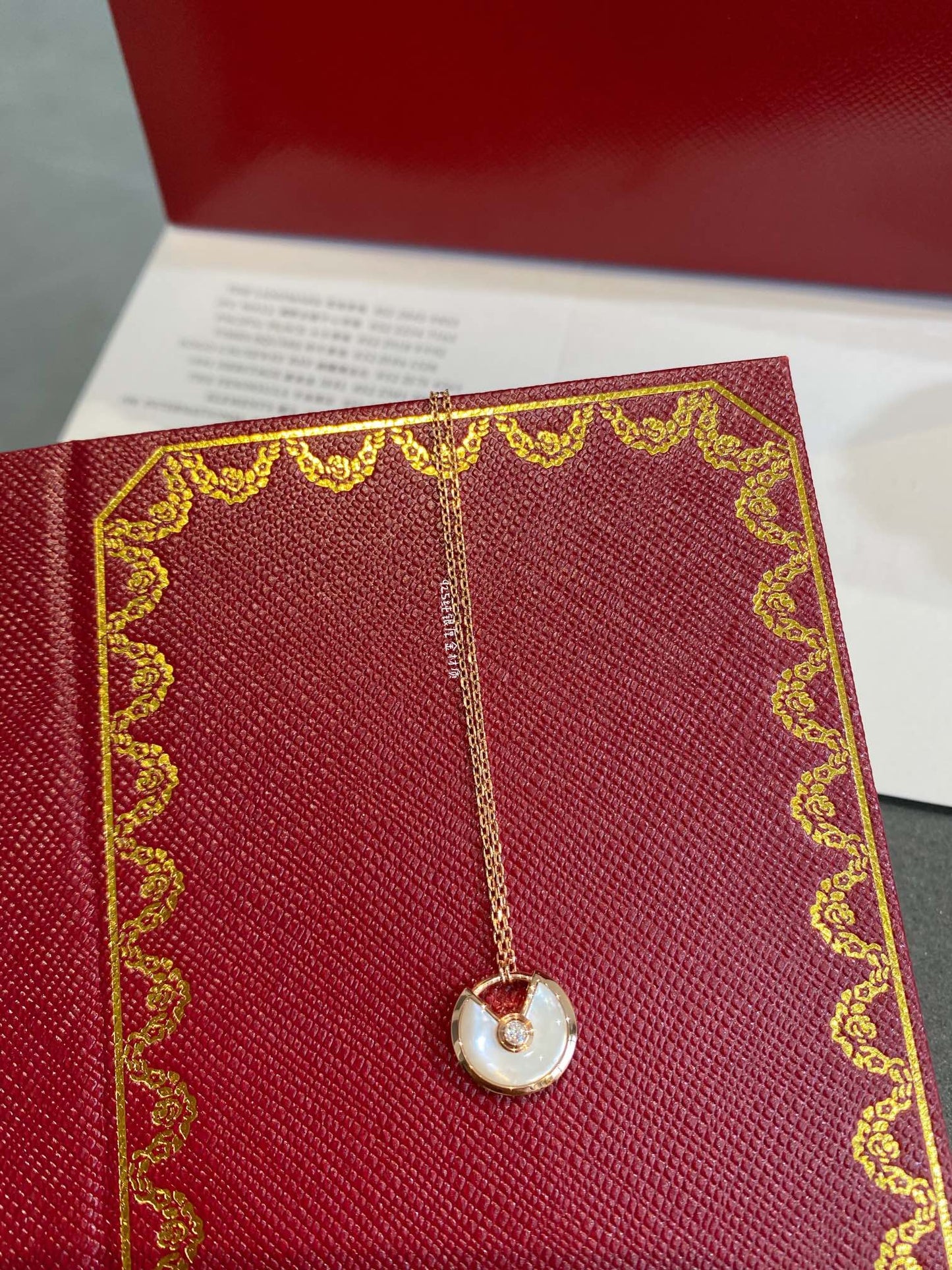 [Vintora]AMULETTE ROSE GOLD MOP NECKLACE